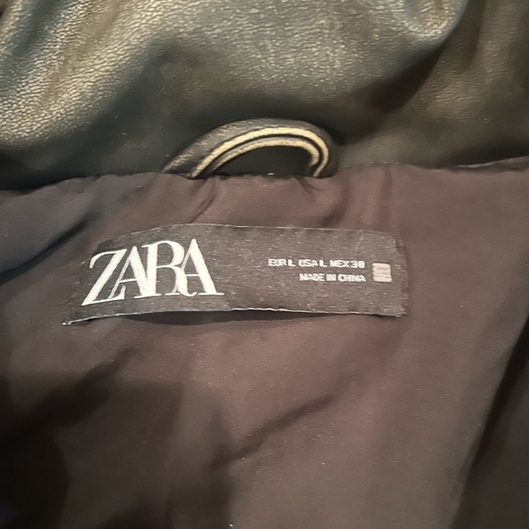 Zara cropped faux leather vest - Picture 4 of 5